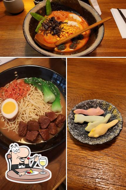 Food at Dozo Ramen