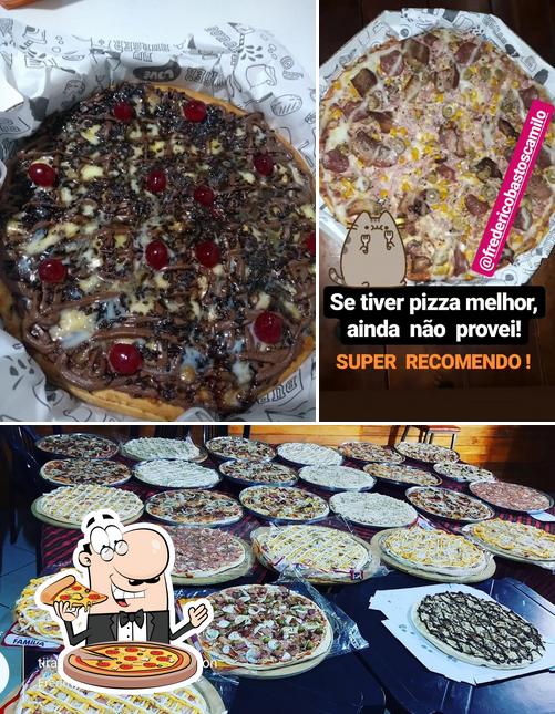 Experimente diferentes variedades de pizza