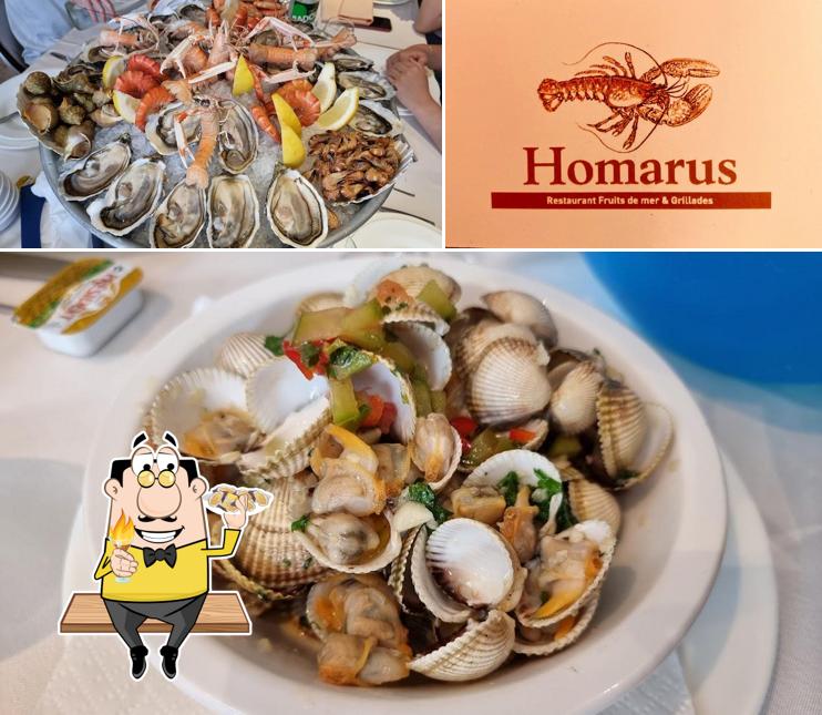 Homarus propose une sélection derepas à base de fruits de mer