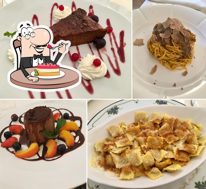 Ristorante L'Osteria Aleramo offre un'ampia selezione di dolci