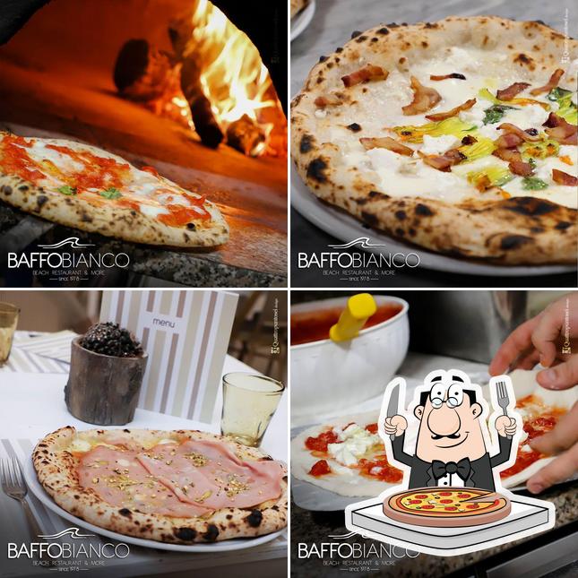 Prenditi una pizza a Lido Baffo Bianco