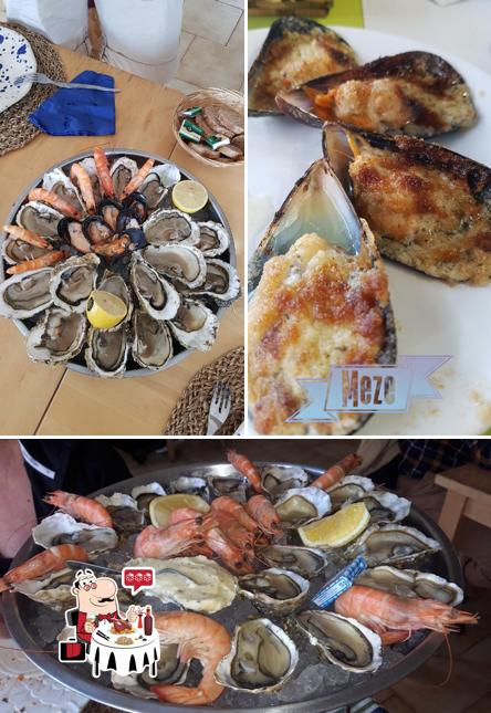 Prenez de nombreux plats à base de fruits de mer disponibles à Maison Lardat Coquillages