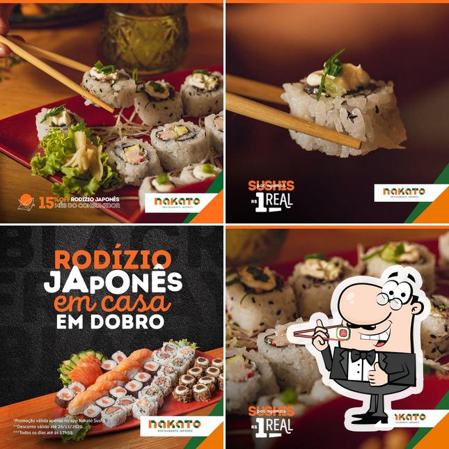 Peça diferentes opções de sushi