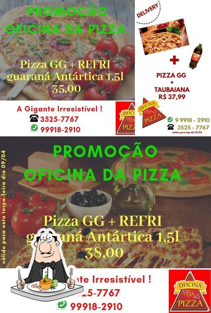 Comida em Oficina da Pizza Foz