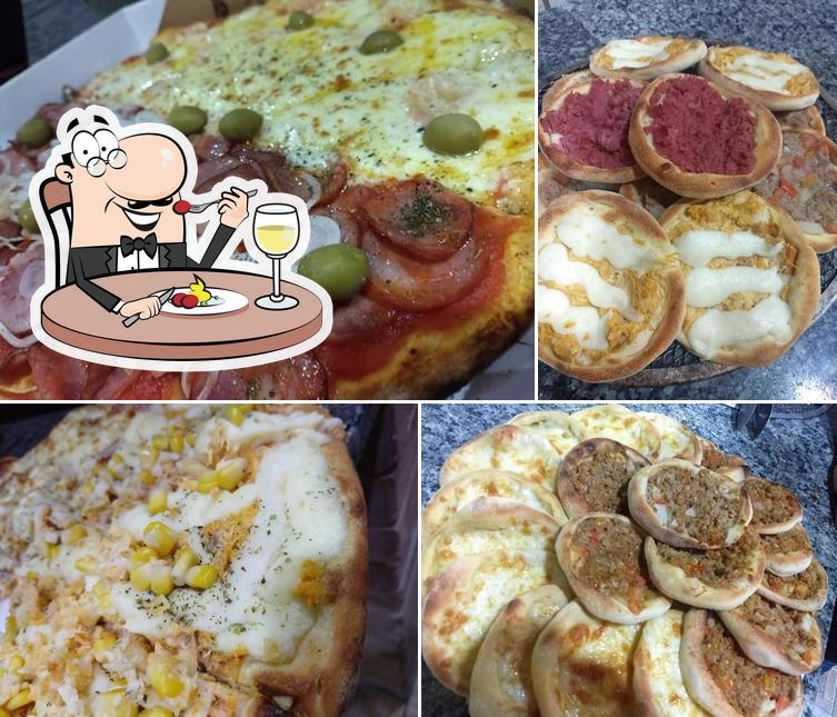 Comida em Pizzaria Bom Sabor