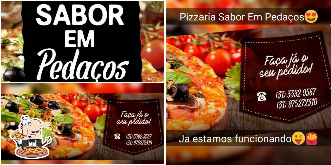 Escolha pizza no Pizzaria Sabor Em Pedaços