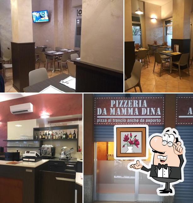 Gli interni di Pizzeria da Mamma Dina Milano