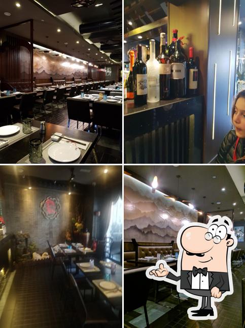 Gli interni di Roka Sushi