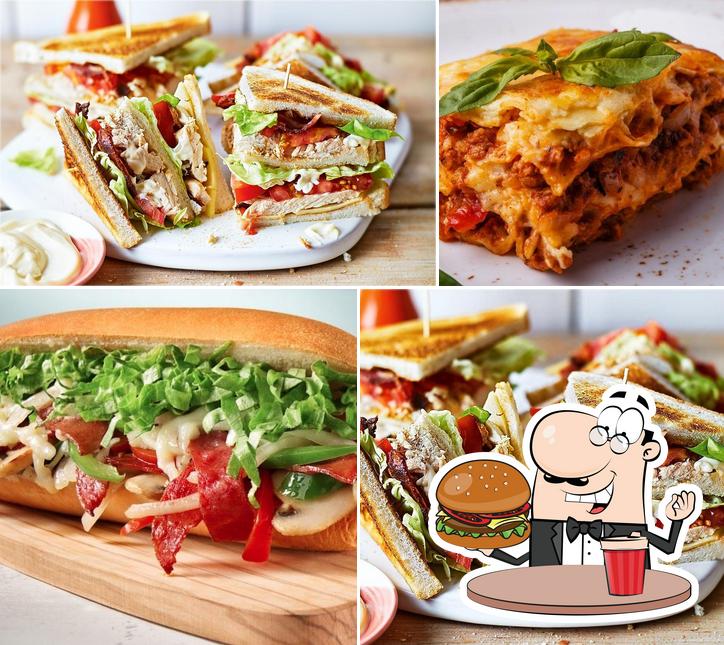 Essayez un hamburger à Restaurant Sera Pizza