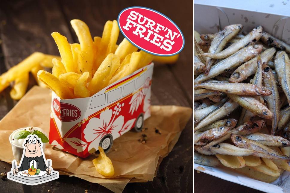 Plats à Fast food "Surf N Fries"