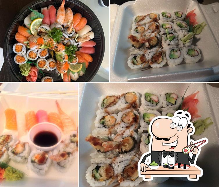 Les sushi sont disponibles à Sushi Park