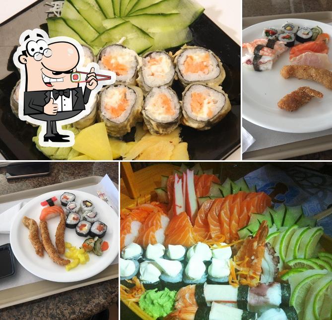 Escolha diversas opções de sushi