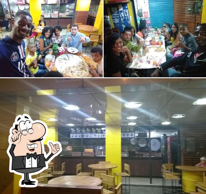 O interior do Ziquinho lanches