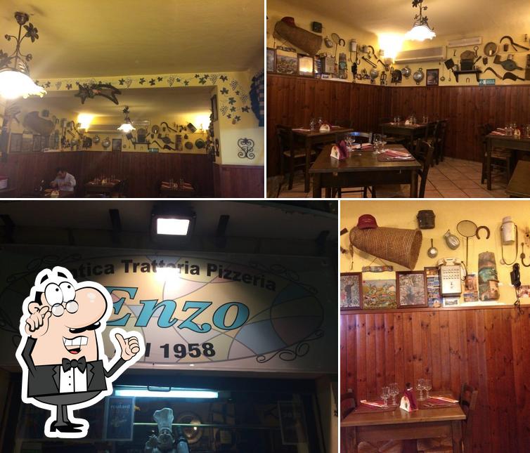 L'intérieur de Antica trattoria pizzeria Enzo