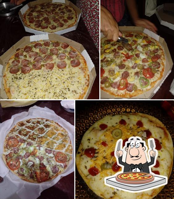 Consiga diferentes tipos de pizza