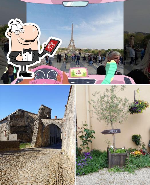 L'extérieur de La Grange aux Crêpes