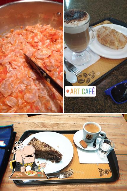 Comida em Art Café