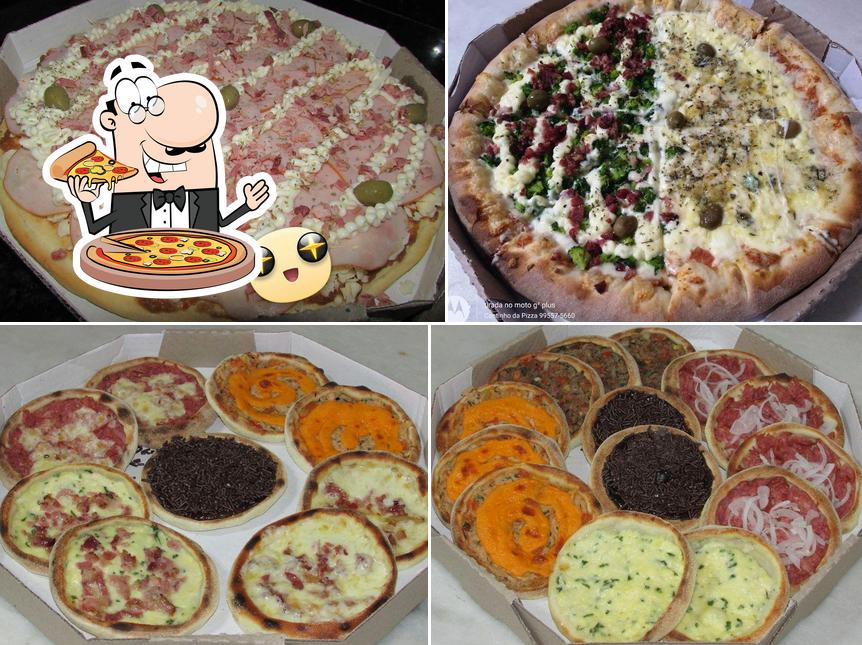 Peça diferentes estilos de pizza