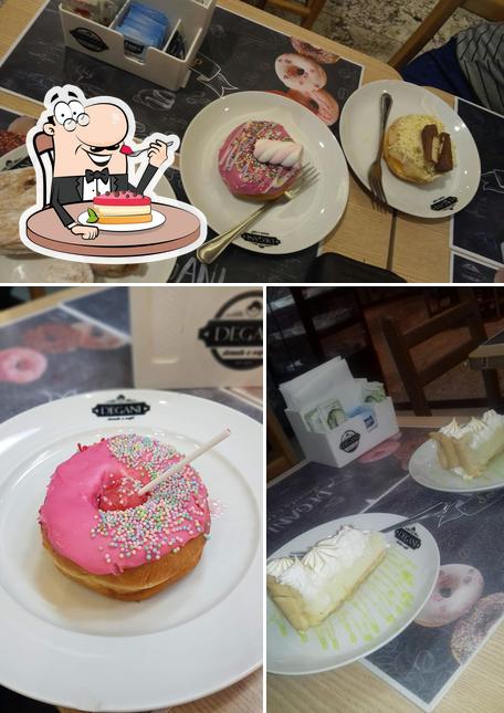 Degani Donuts Café - Shopping Nova Iguaçu serve uma seleção de sobremesas