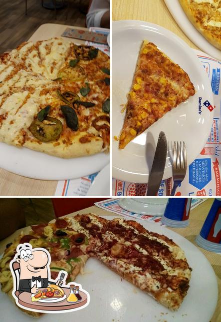 Consiga pizza no Domino's Pizza - Santos Marechal