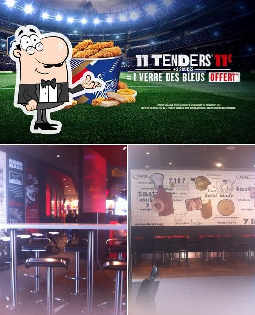 La photo de la intérieur et nourriture concernant KFC Belfort