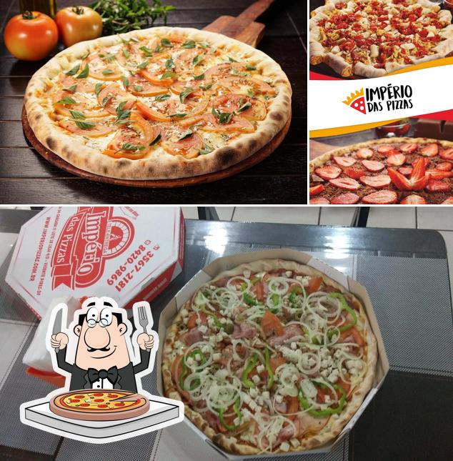 Peça pizza no Império das Pizzas