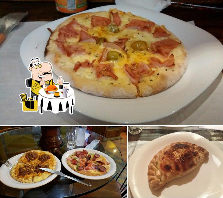 Comida em Pizza Storica