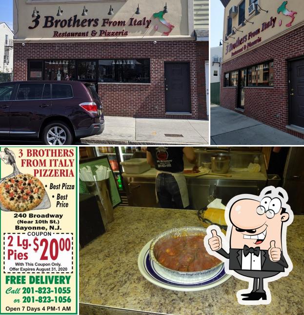 3 Bros Pizzeria, 240 Broadway in Bayonne Restaurant menu and reviews