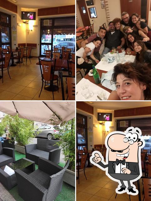 Gli interni di bar trattoria Penelope