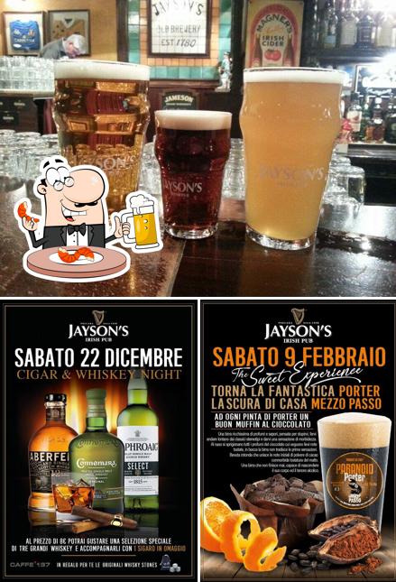 Jayson's Irish Pub propone un'ampia selezione di birre