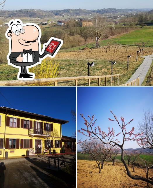 La parte esterna è una caratteristica importante di Ristorante dell’Agriturismo Cascina Ratafià