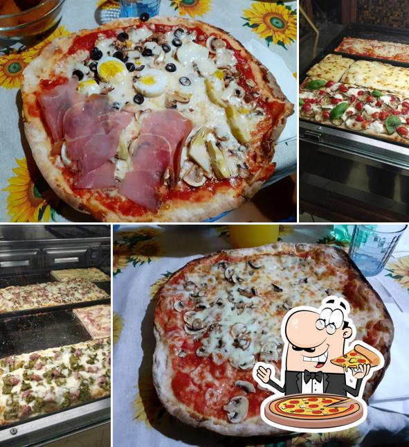 Scegli tra le molte varianti di pizza