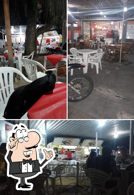 O interior do Delicias Lanches