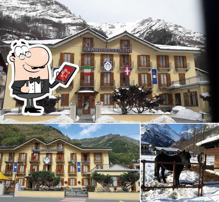 Gli esterni costituiscono una caratteristica importante di Albergo Grand'Usseglio