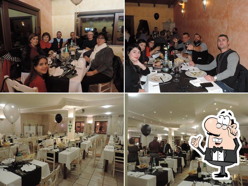 Gli interni di Montiruju Hotel Ristorante