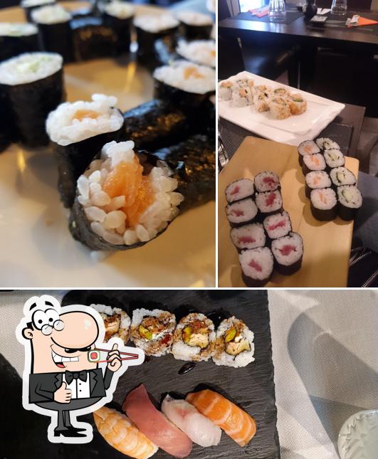 Scegli le diverse opzioni di sushi