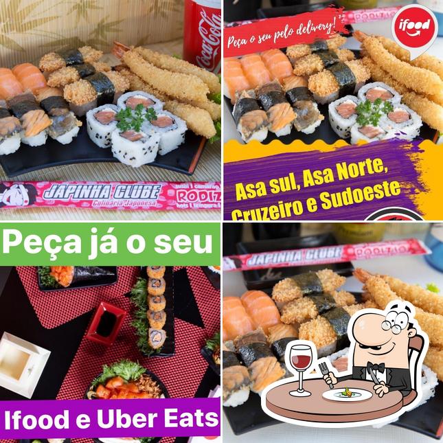 Platos en Japinha Clube Culinária Japonesa