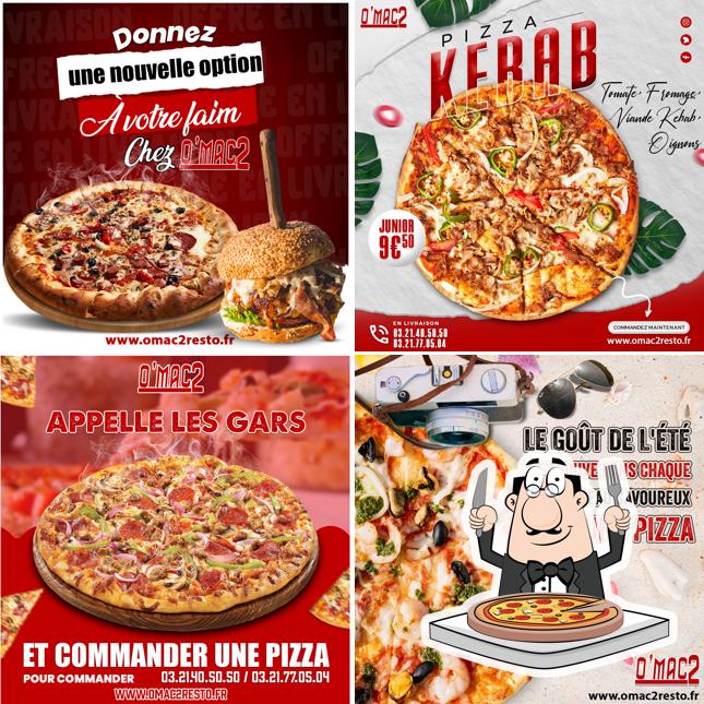 Essayez des pizzas à Ô'mac 2