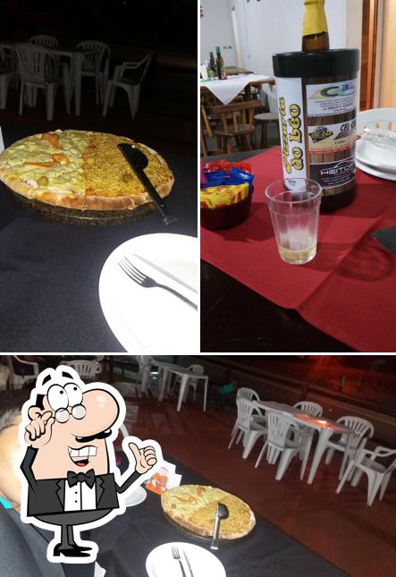 O interior do Pizzaria Do Leo