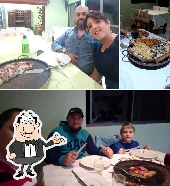 O interior do Pepe e Genaro Pizzaria