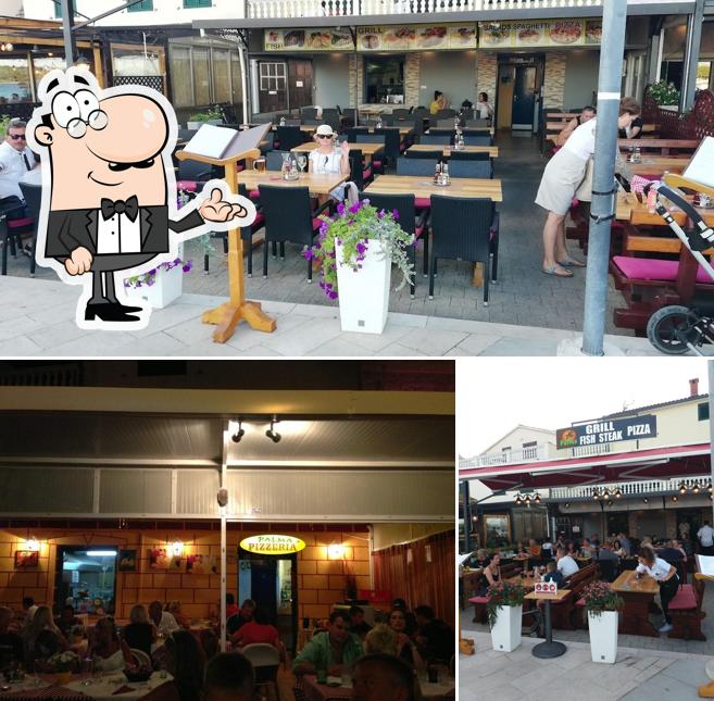 Gli interni di Pizzeria Palma