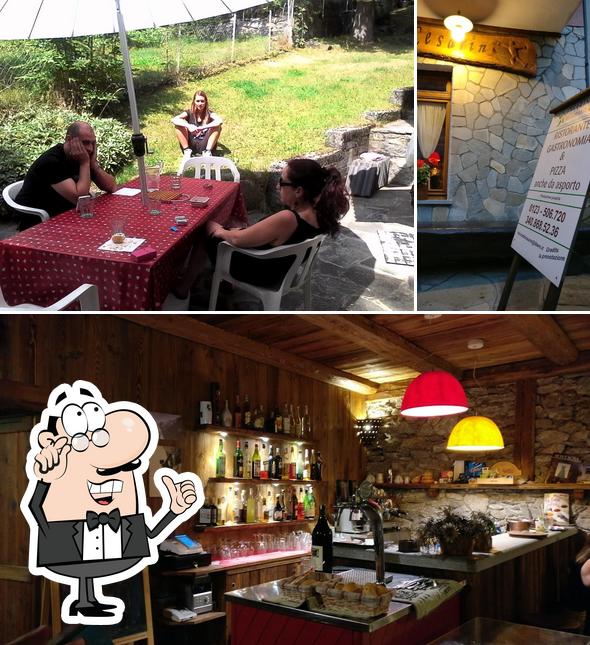 Questa è la foto che presenta la interni e vino di Ristorante Pizzeria Cesarin