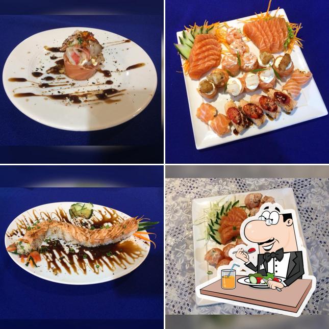 Platos en Sakai Sushi