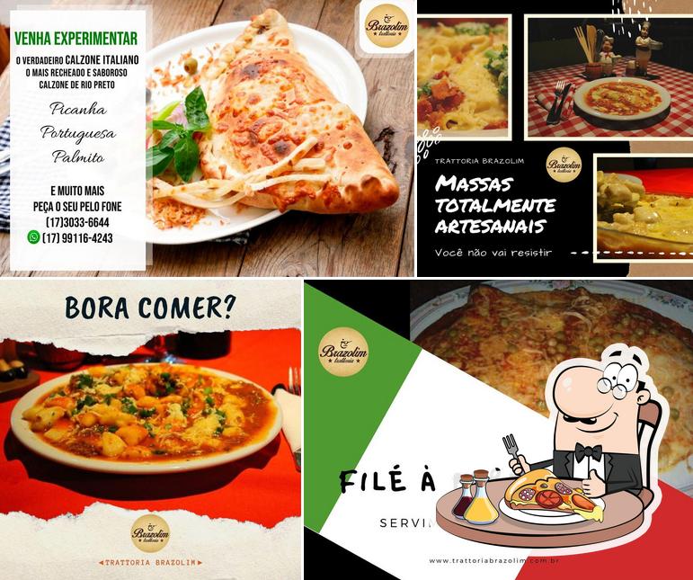 Consiga pizza no Trattoria Brazolim