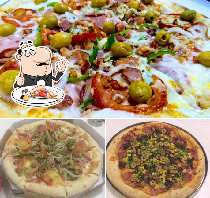 Experimente pizza no Pizzaria Borda De Ouro