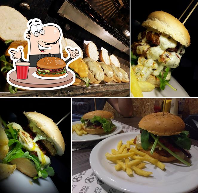 Consiga um hambúrguer no Braseiro Burger House