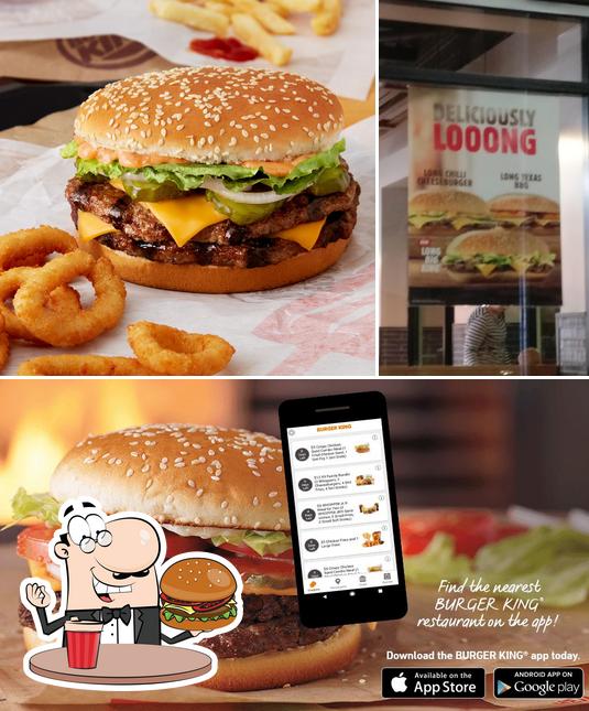 Try out a burger at Burger King