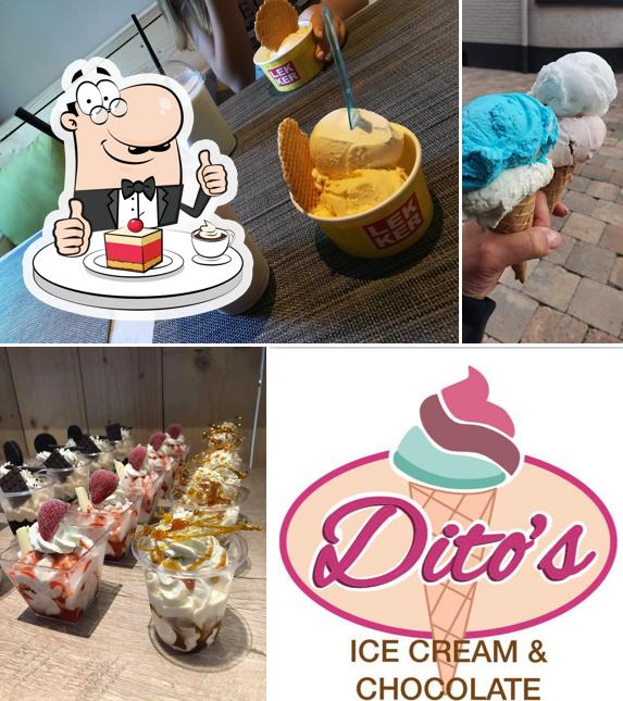 Dito's Ice Cream offre une éventail de plats sucrés