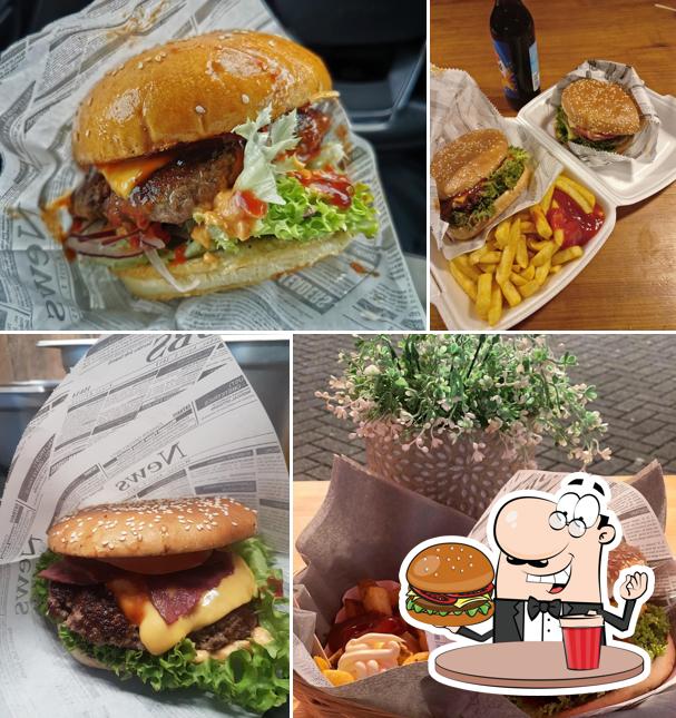 Prenez un hamburger à GreenBurger FoodTruck