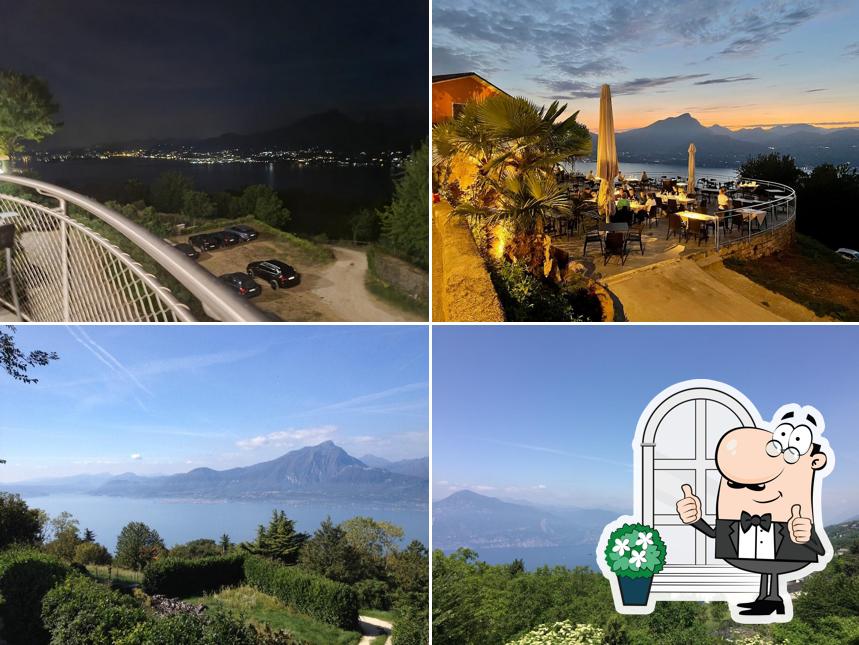 Goditi la vista dagli esterni di Hotel Ristorante Pizzeria Giardinetto